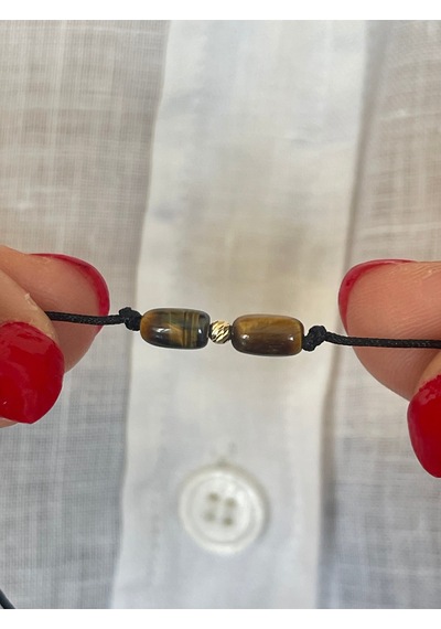 14 Ayar Altın Dorika Detaylı Doğal Kaplangözü Taşlı Altın Bileklik Altın