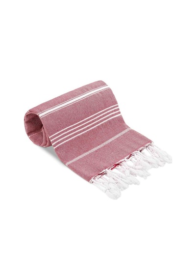 Summer Wind Soft %100 Pamuk Peştemal 100x180 Cm Bordo Bordo