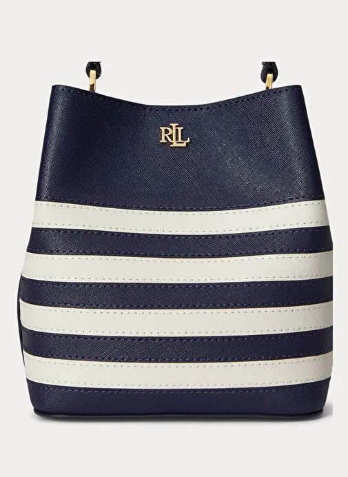Lauren Ralph Lauren Lacivert Kadın Deri El Çantası