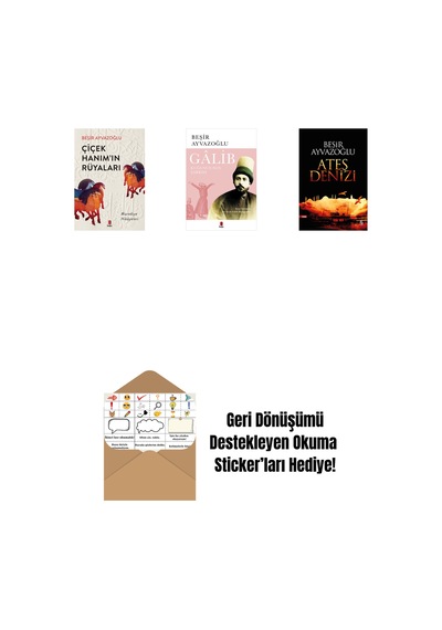 Çiçek Hanımın Rüyaları + Gâlib - Kuğunun Son Şarkısı + Ateş Denizi + Okuma Sticker'ları