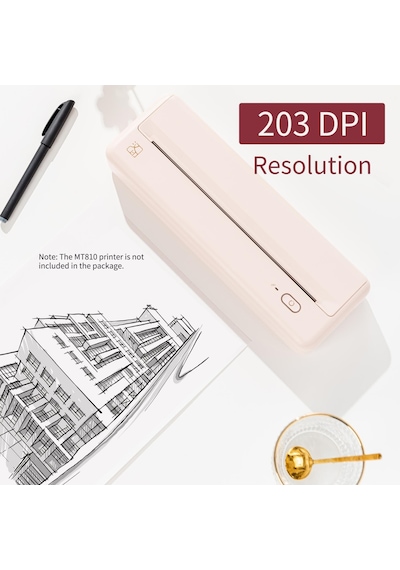 Hprt Mt810 Mt810 Termal Yazıcı İçin 2 Adet A4 Termal Kağıt Rulosu