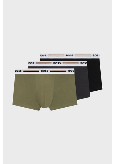 Boss Erkek Boxer 50492200 961 Siyah-haki-antrasit Siyah-haki-antrasit