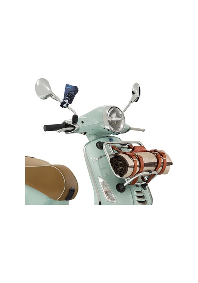 Powertec Vespa Uyumlu Çapraz Suporte Telefon Tutucu Ayna Bağlantılı