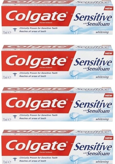 Colgate Sensitive Sensifoam Diş Macunu 4 x 75 ML