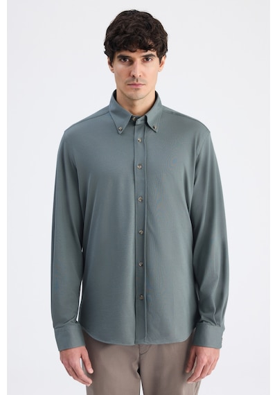 D'S Damat Ds Damat Comfort Haki Oxford Gömlek 6hc02g811304m Çok Renkli