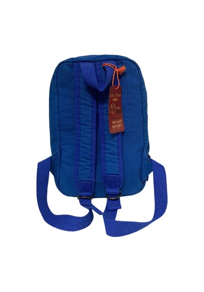 Old Cotton Cargo Kaliteli Mini Vintage Salaş Disayn Günlük Sırt Gezi Çantası 19 Cm X 34 Cm Açık Mavi