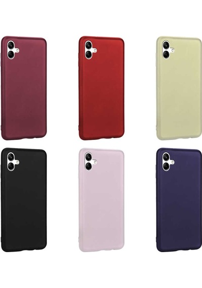 Samsung Galaxy Uyumlu A04 Kilif Zore Premier Silikon Kapak 563310953