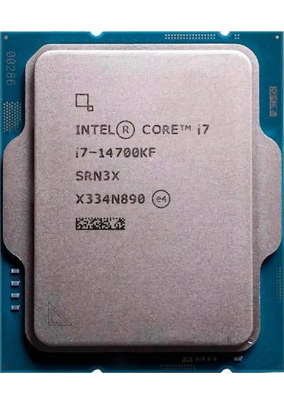 Intel Core İ7 14700kf 61mb 12çekirdekli Vga Yok 1700p 125w Kutusuz+fansız