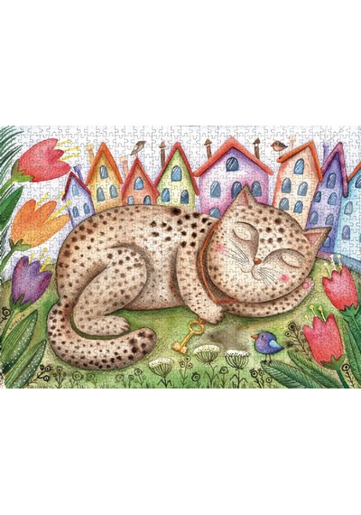 Nova Puzzle 1000 Parça Mahalle Bekçisi - Sofya Saburova