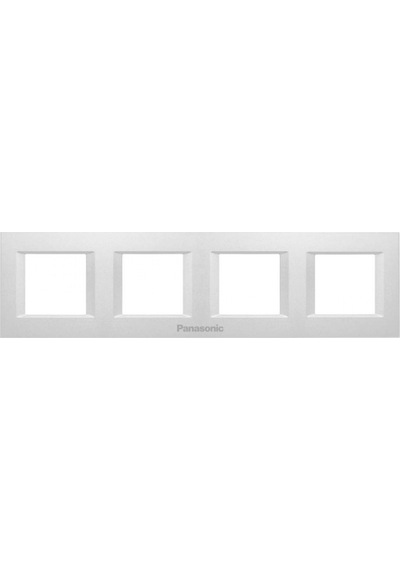 Viko Panasonic Thea 4x2m Optima Serisi Metalik Beyaz Renk Çerçeve - Wvtf08501mw-tr