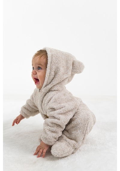 Welsoft Peluş Unisex Fermuarlı Kışlık Bebek Uyku Tulumu Çocuk Tulumu Çocuk Kostümü Tlmayk 001