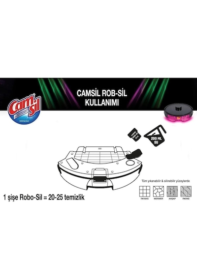 Camsil Robo-Sil Çam Yüzey Temizleyici 900 G