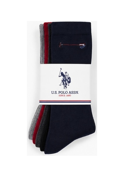 U.S. Polo Assn. Kadın 5'li Soket Çorap Lacivet