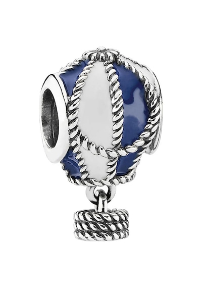 Nur Silver Mavi Balon Gümüş Charm Nur-bl01253