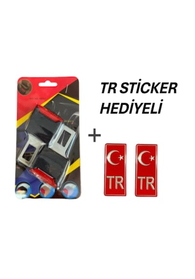 Tiger Marketing Honda Araçlarına Uyumlu 2 Adet Kemer Yükseltme Tokası Ve Tr Sticker li