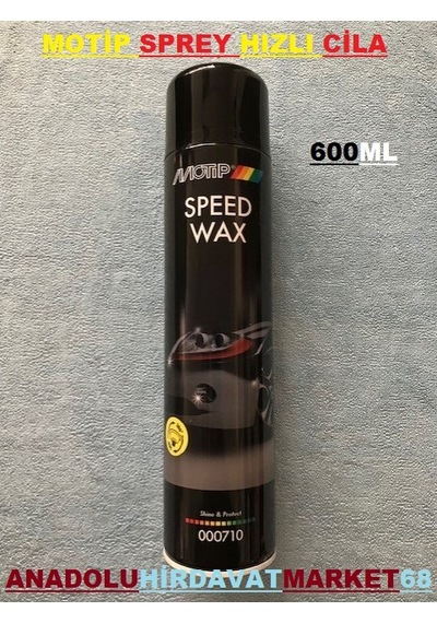 Motip Sprey Oto Cilası 600ml Sprey Hızlı Cila Parlatıcı Cila