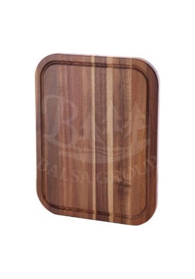 Balsa Akasya Kahverengi Servis Tepsisi 40x30x2 Cm