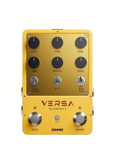 Donner Versa - Yellow Fall Iı 3x3 Reverb Ve Delay Pedalı
