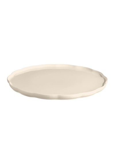 Emile Henry Madeleine Yuvarlak Servis Tabağı 31 Cm Ekru / Clay