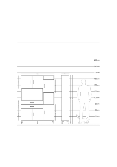 Arges Dolap 9 Raflı 2 Çekmeceli 6 Kapaklı 132x30x195 Aytaşı-aytaşı/antrasit Aytası/antrasıt Arges Dolap 9 Raflı 2 Çekmeceli 6 Kapaklı 132x30x195 Aytaşı-aytaşı/antrasit Aytası/antrasıt