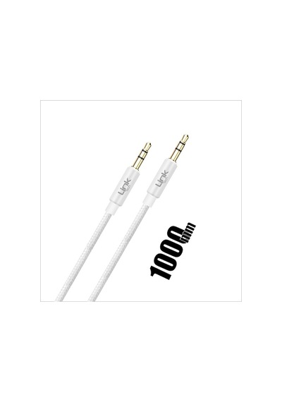 Linktech A577 Aux Kablo Örgü 3.5Mm 1Mt (551660694)
