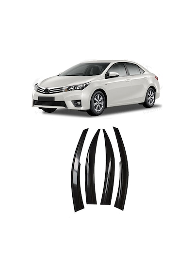 Toyota Corolla Uyumlu Cam Rüzgarlığı 4Lü 2013-2017  Arası