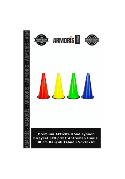Premium Aktivite Kondisyoner Bireysel Scx-1101 Antreman Hunisi 38 Cm Kauçuk Tabanlı Sc-10241 Çok Renkli