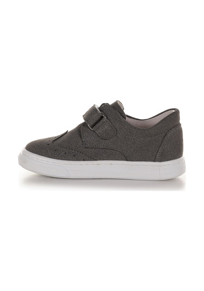 Kiko Kids Richie Cırtlı İlk Adım Günlük Erkek Bebek Casual Ayakkabı Füme Füme