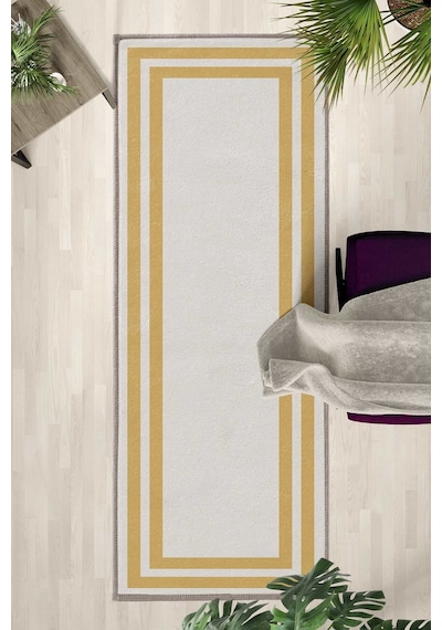 Yıkanabilir Yolluk 51 Krem - Gold