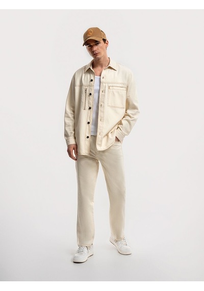 LOFT Oversize Fit Erkek Gömlek U.kol Lf2036194 Q1.v1 Denim