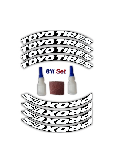 Michelin Otomobil Motosiklet 3d Oto Lastik Jant Yazı Arma Sticker