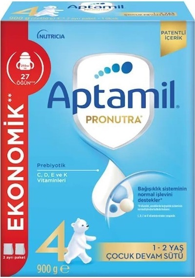 Aptamil Pronutra 4 Devam Sütü 900 Gr 1-2 Yaş