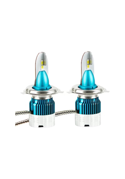 Space Led Far Ampulü Şimşek Etkili H4 4800lm / Laam840 Renkli