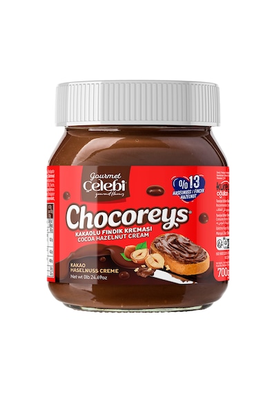 Chocoreys Kakaolu Fındık Kreması 700 Gr - Sürülebilir Kahvaltılık Premium