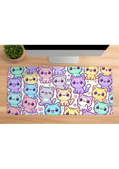 Gaming Oyuncu Xl Mouse Pad Kaydırmaz Dikişli 80 30 Cm Mousepad 18