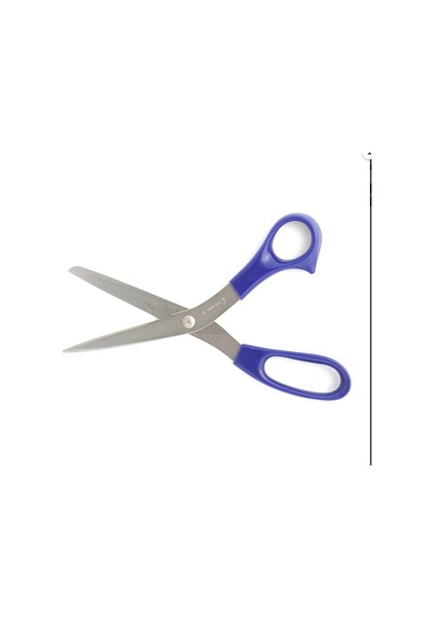 Plastik Saplı Mavi Makas / TC-S230B