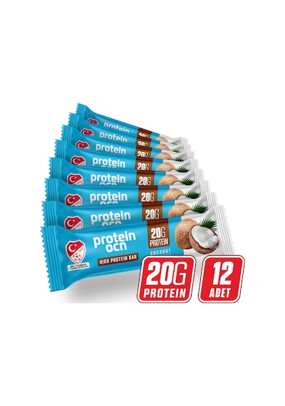 Protein Bar - Coconut - 50g X 12 Adet