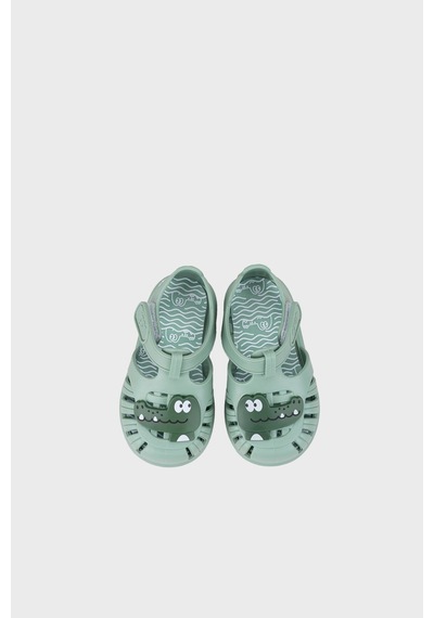 Igor Tobby Logolu Cırt Cırtlı Sandalet Unisex Çocuk Sandalet S10371 Mint