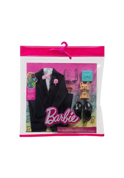 Hwv77 Barbie + Ken Fashion - Damat Aksesuarları Bebekler Ürüne D