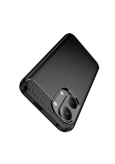 Microcase POCO X8 Pro Max / / Redmi Turbo 5 MAX ile Uyumlu Brushed Carbon Fiber Silikon Kılıf Renk