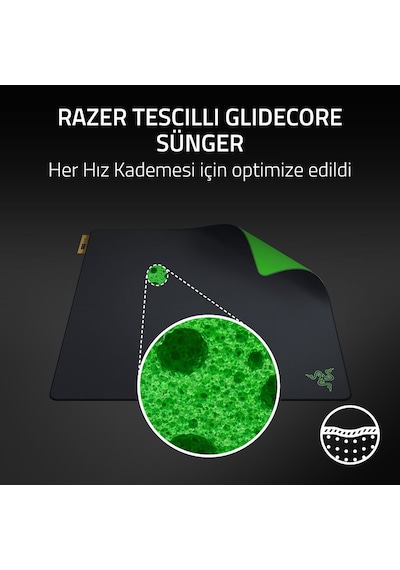 Gigantus V2 Pro L - Speed - Hız Ve Kontrol İçin Yumuşak E-spor Oyun Mousepad'i - Glidecore Sünger - Optik Sensörler İçin Optimize Edilmiştir - 500mm X 480mm Speed