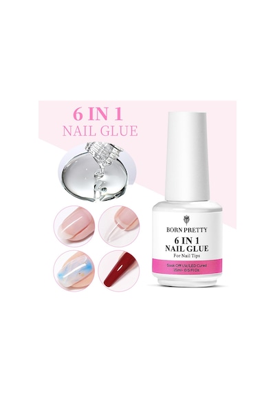 Born Pretty 6 İn 1 Nail Glue - Jel 55391