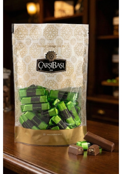 Sütlü Fıstıklı Stick Bayram Çikolatası 750 Gram