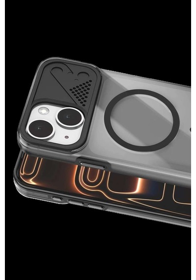 Apple iPhone Uyumlu - 14 Zinko Magsafe Kapak - Siyah
