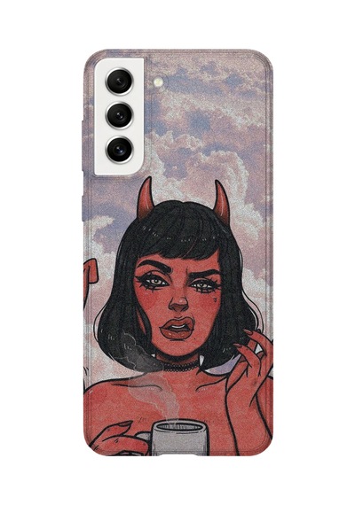 Samsung Galaxy S22 Uyumlu Baskılı Şeffaf Telefon Kılıfı Koleksiyon: Queenmode Femme 6