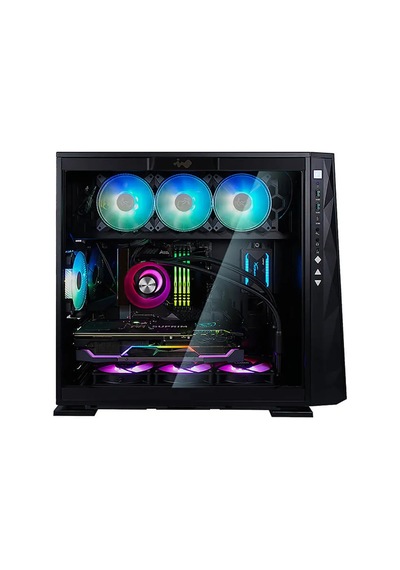 Quantum Gaming Vegas 7 Argb Fan Adreslenebilir Rgb Ön Panel Siyah Mid Tower Power Gaming Kasa