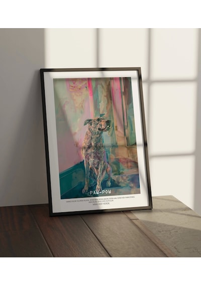 Paw-pow No:18 Art Print