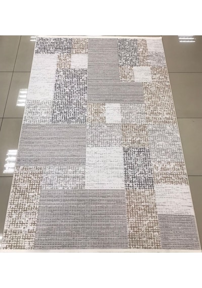 Merinos Halı Vista 76596 957 Serisi Triko Akrilik Salon Oturma Yatak Odası Halısı Gri