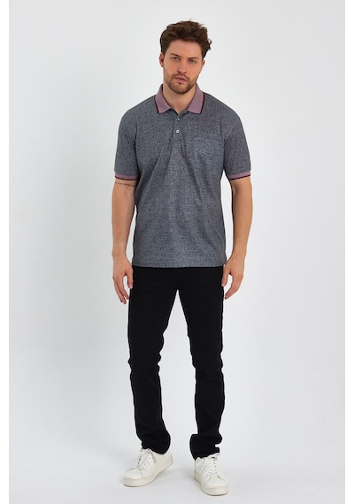 Alexander Gardi Alexandergardı Desenli Polo Yaka T-shirt 1043 001