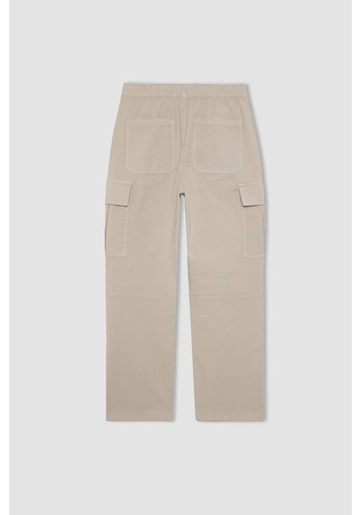DeFacto Erkek Çocuk Kargo Cepli Düz Paça Gabardin Pantolon B5924A824SPBG732 DeFacto Erkek Çocuk Kargo Cepli Düz Paça Gabardin Pantolon B5924A824SPBG732